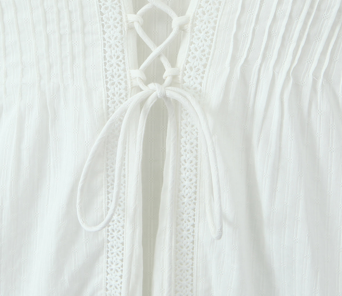 Light Detailed Mini Dress