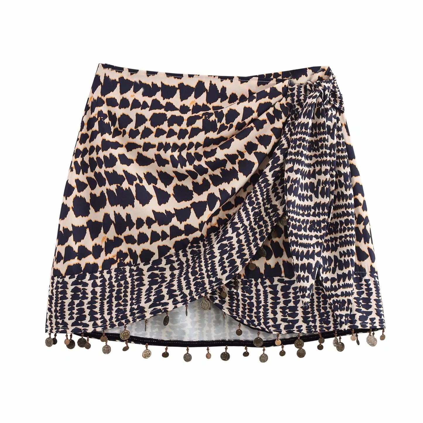 Animal Print Mini Skirt