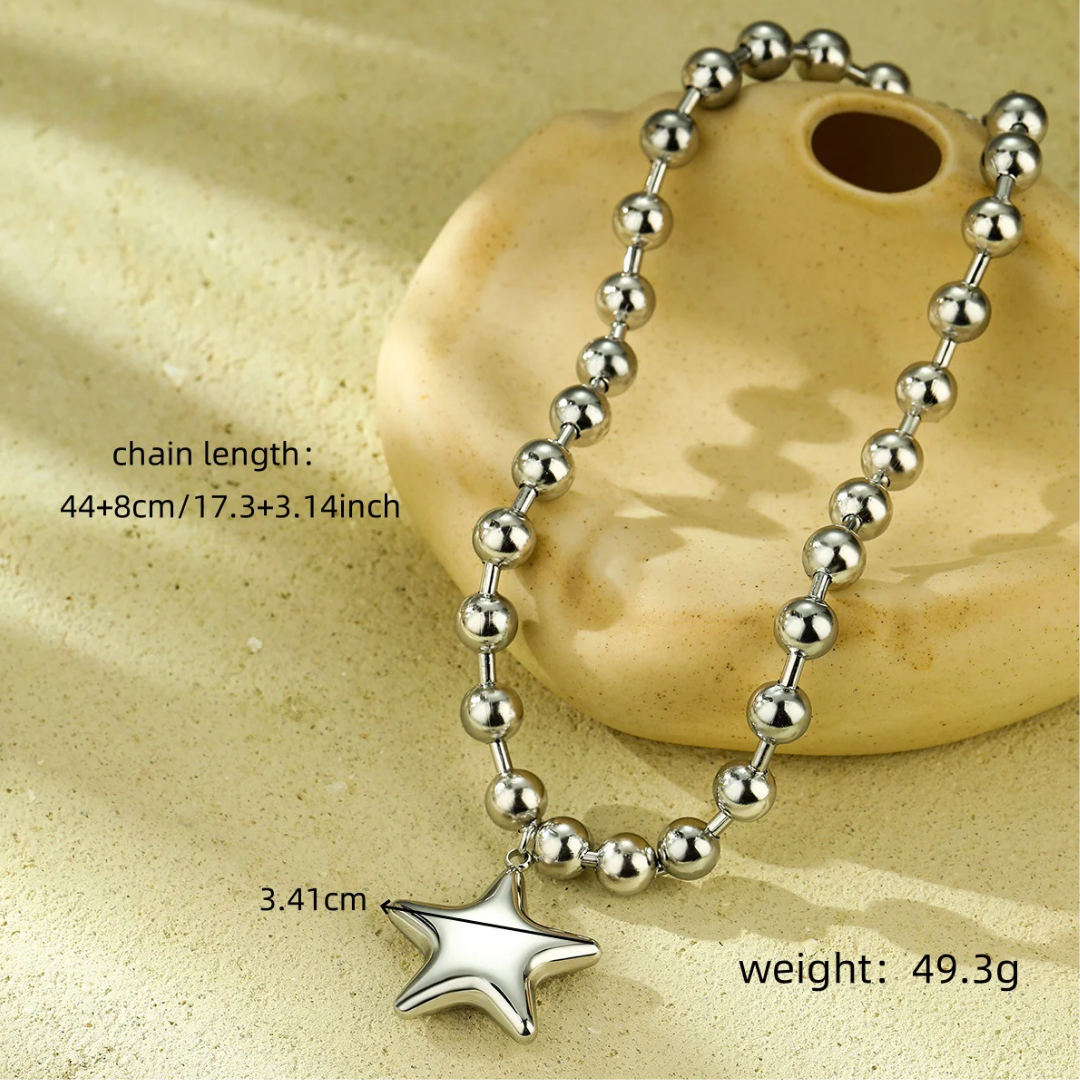 Chunky Bubble Chain with Pendant