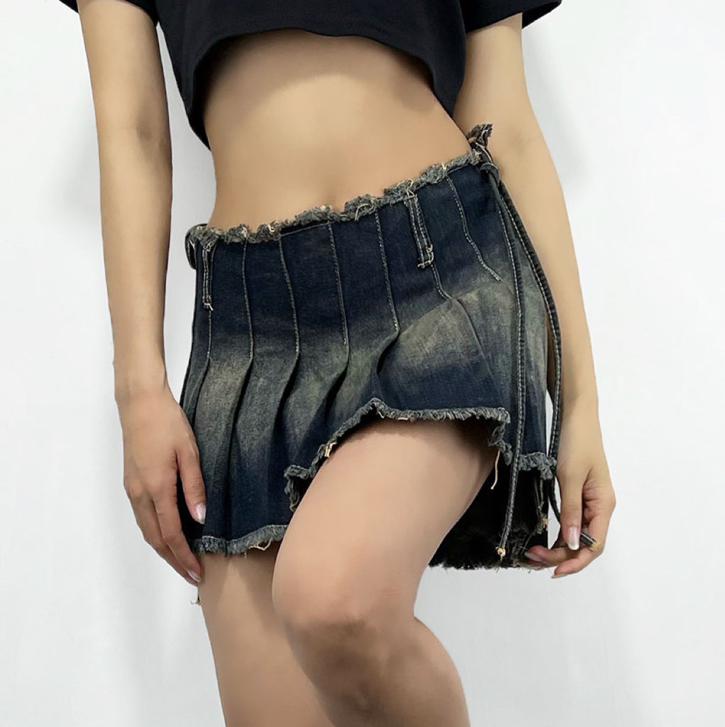 Denim Mini Skirt