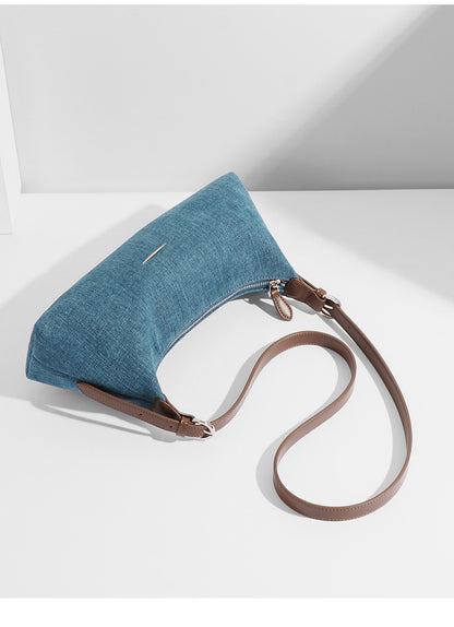 Denim Over The Shoulder Purse