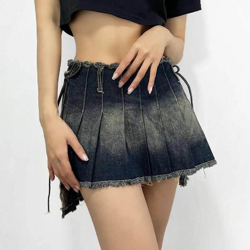 Denim Mini Skirt