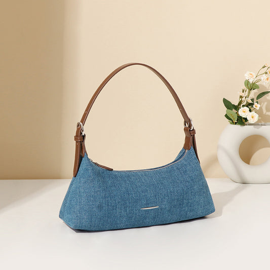 Denim Over The Shoulder Purse